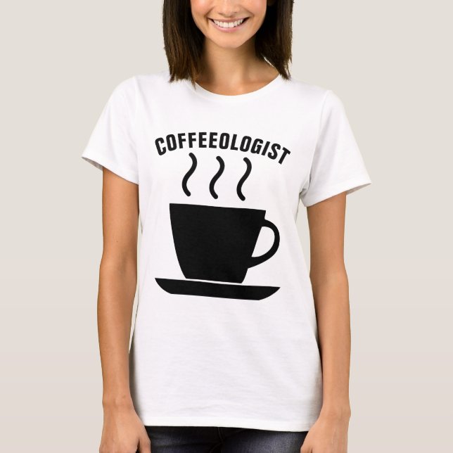 T-shirts BARISTA, COFFEEOLOGIST (Devant)