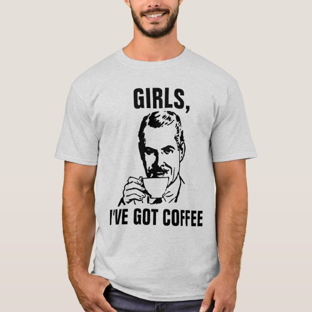 T-shirts BARISTA POUR HOMMES FUNNY (Devant)