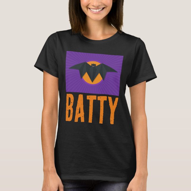 T-SHIRTS BATTY HALLOWEEN BAT (Devant)