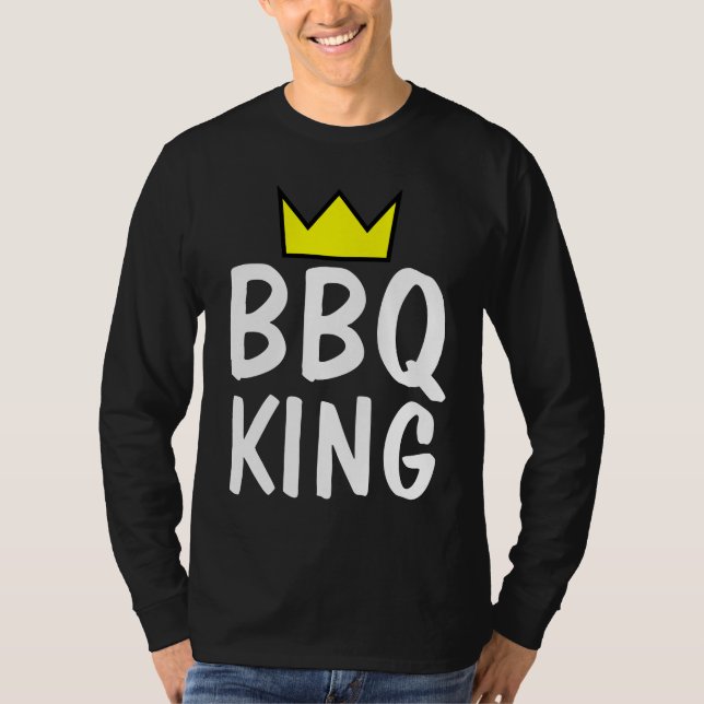 T-shirts BBQ KING MEN'S Funny (Devant)
