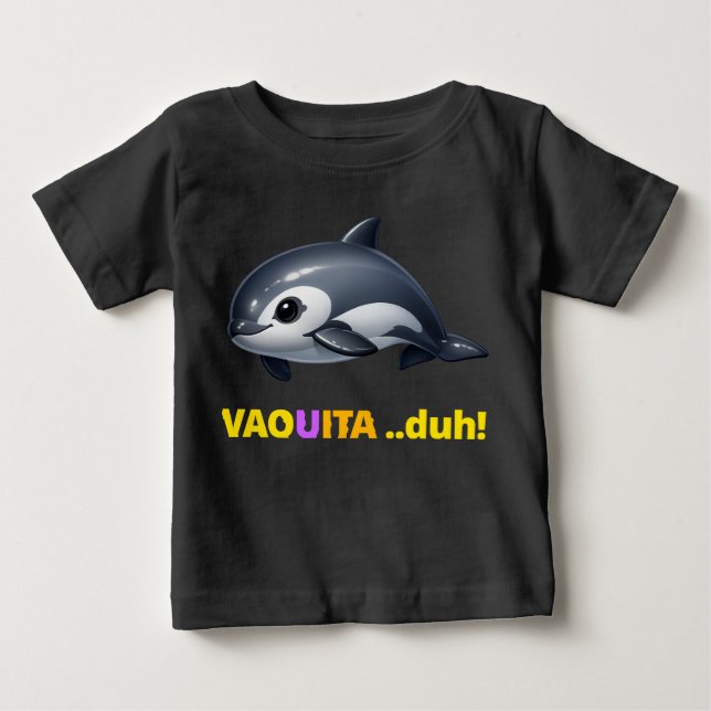 t-shirts bébé vaquita (Devant)