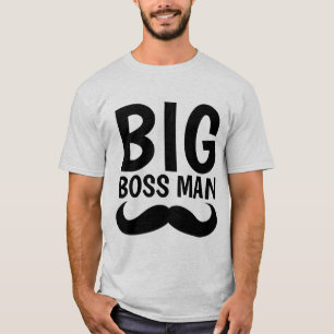 T-shirts BIG BOSS MAN Mustache