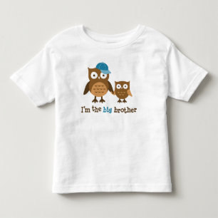 T-shirts Big Brother Mod Owl pour garçons