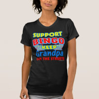 T-shirts Bingo Grandpa Funny Dark