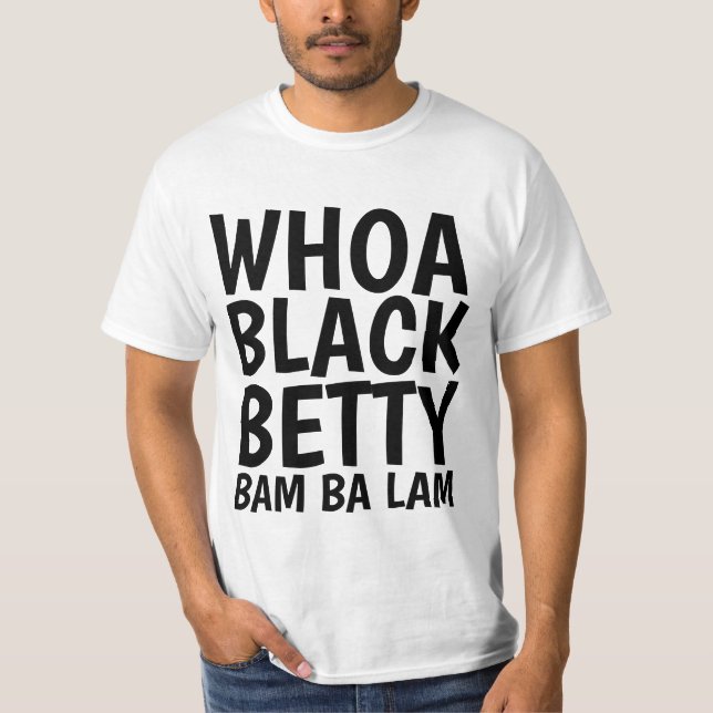 T-shirts BLACK BETTY (Devant)