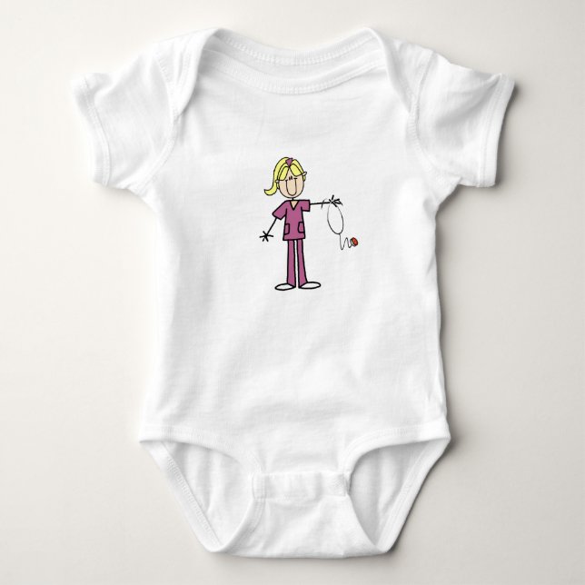 T-shirts blond Female Figure Infirmière (Devant)