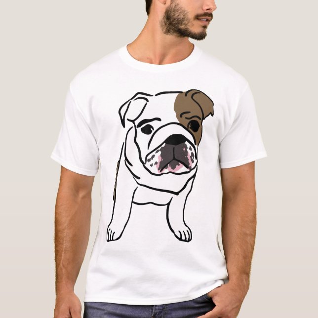 T-shirts Bulldog anglais (Devant)