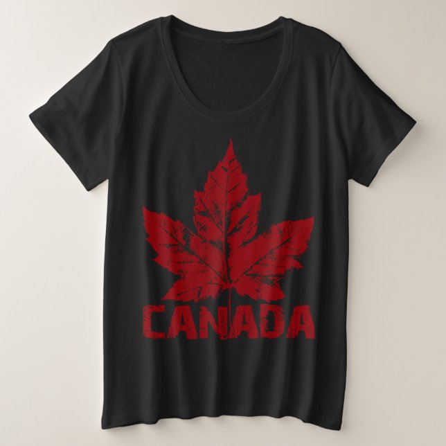 T-shirts Canada Chemise Plus Taille Cool Canada Ch (Design devant)