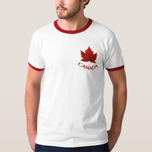 T-shirts Canada Chemises Canada Maple Leaf Jersey (Devant)