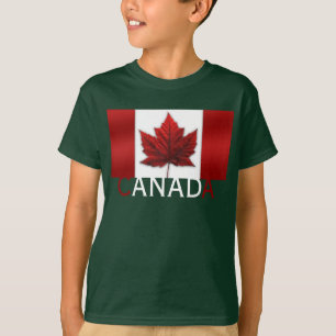 T-shirts Canada Flag Kid's Shirt Canada Souvenir