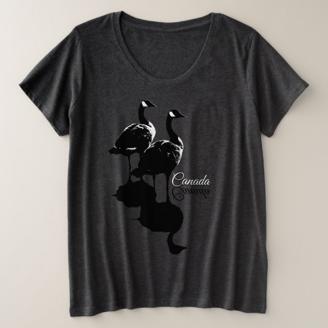 T-shirts Canada Goose Shirts Plus Size Goose Goose (Design devant)
