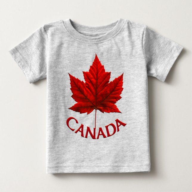 T-shirts Canada pour bébés Chemise Canada pour béb (Devant)