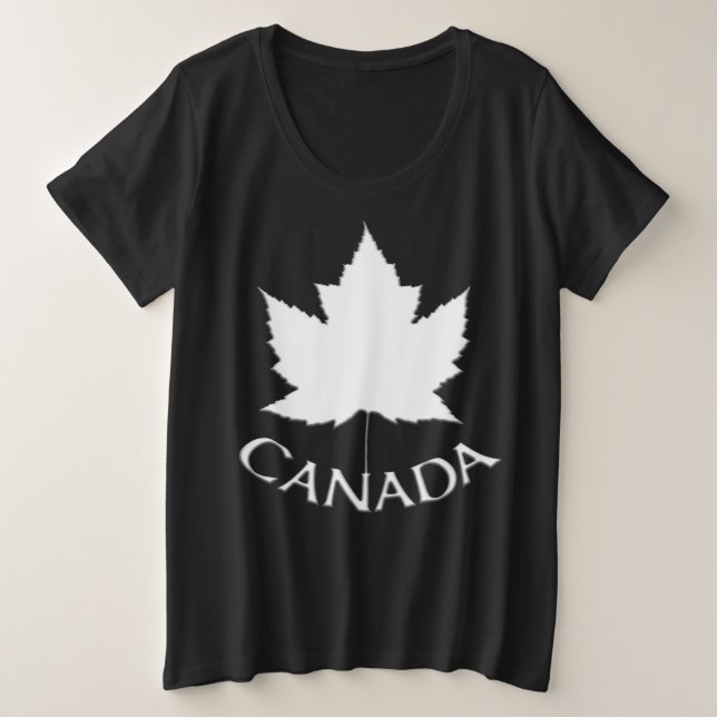 T-shirts Canada Shirt Plus Taille Personnalisés (Design devant)