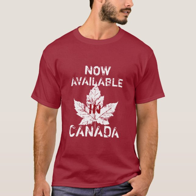 T-shirts canadiens Funny Canada Chemises souvenirs (Devant)
