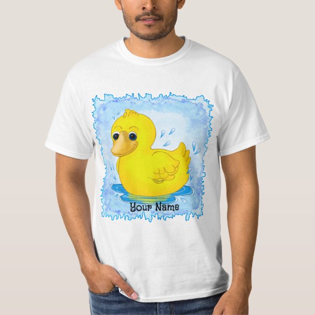 T-shirts Canard en Caoutchouc Jaune (Devant)