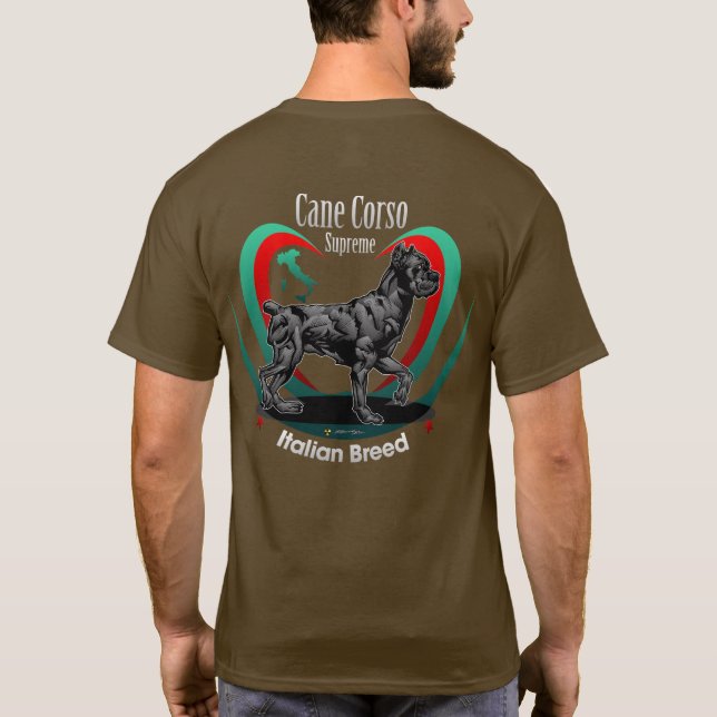 T-shirts CANE CORSO Race italienne suprême (Dos)