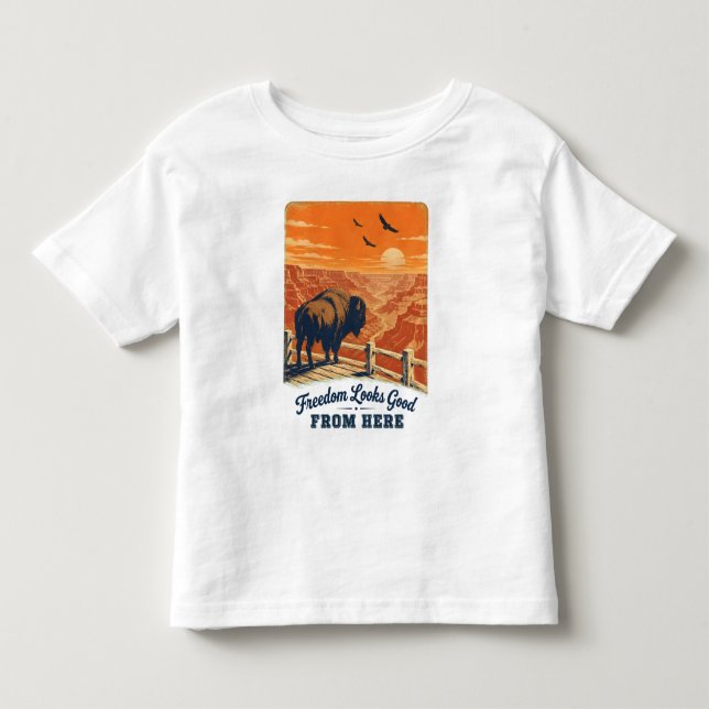 T-shirts Canyon 'La Liberté est belle' (Devant)