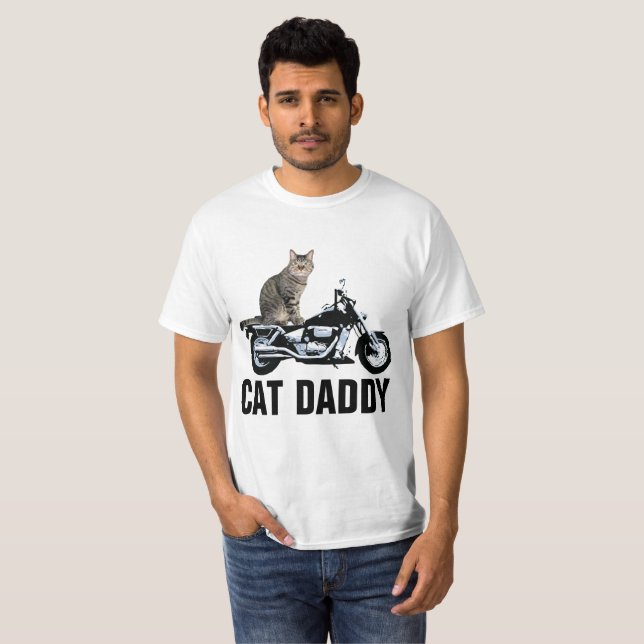 T-shirts CAT BIKER, Tee - shirts de moto CAT DADDY (Devant entier)