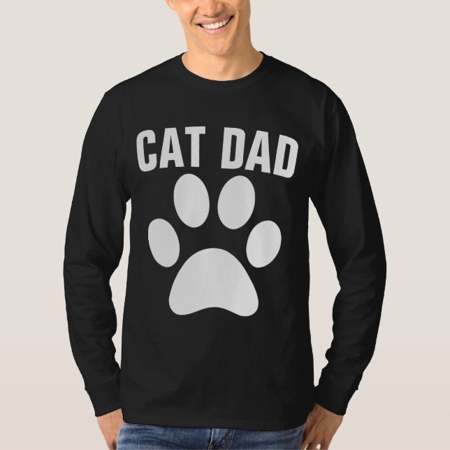 T-shirts CAT DAD (Devant)