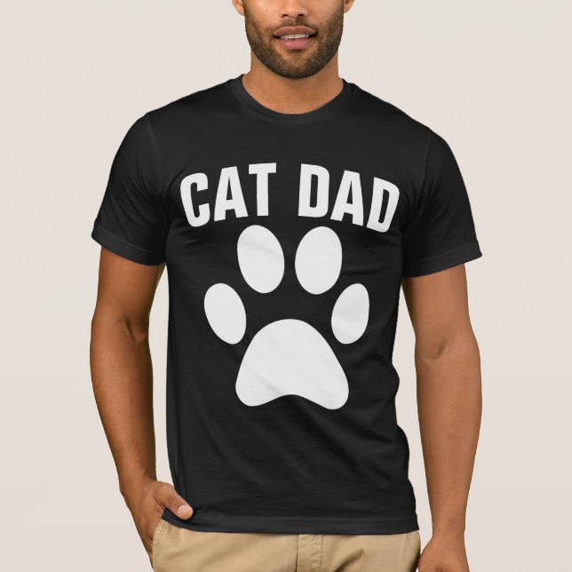 T-shirts CAT DAD (Devant)