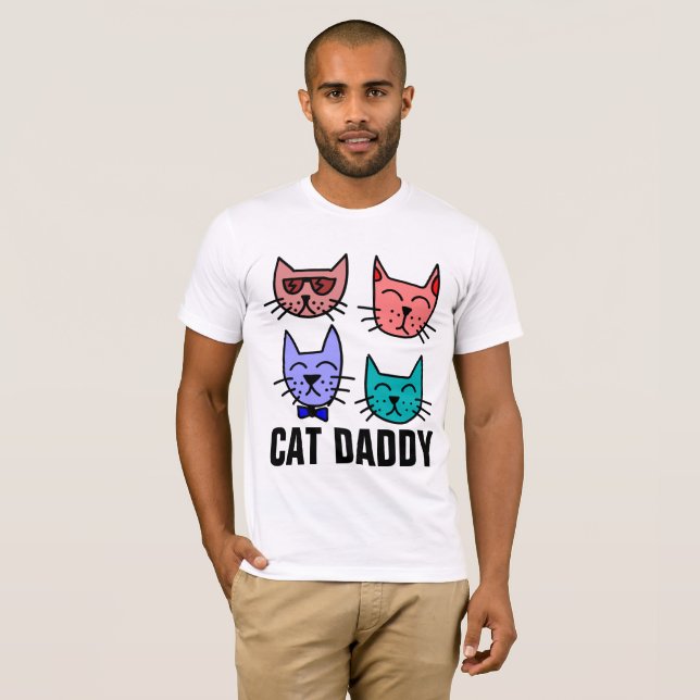 T-shirts CAT DADDY (DAD) (Devant entier)