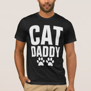 T-shirts CAT DADDY (DAD) en noir