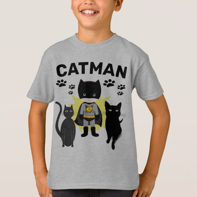 T-shirts CAT MAN Boys (Devant)