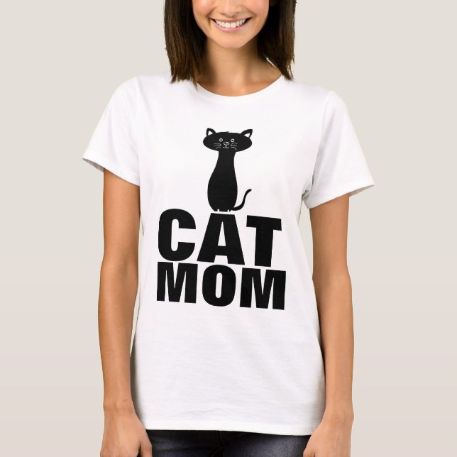 T-shirts CAT MOM (Devant)