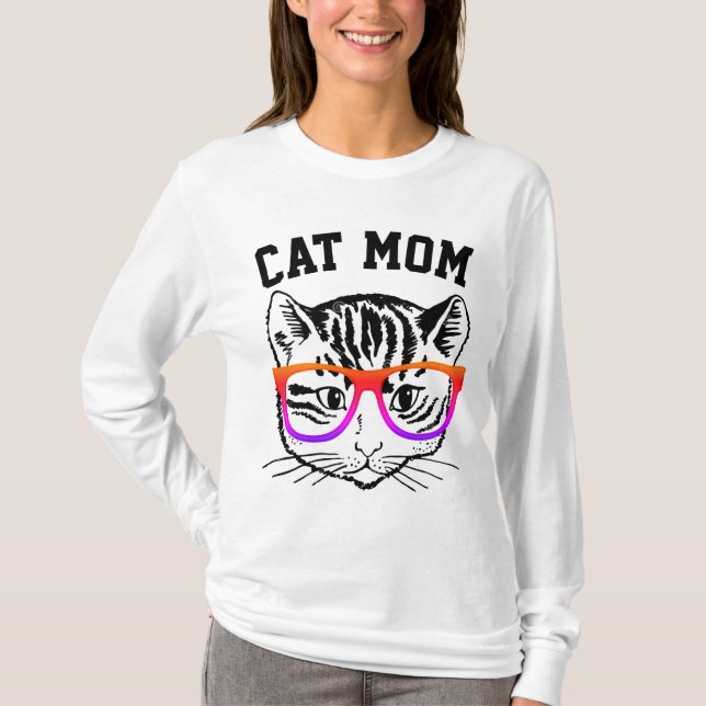 T-shirts CAT MOM (Devant)
