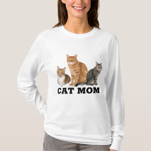 T-shirts CAT MOM (Ginger Tabby)