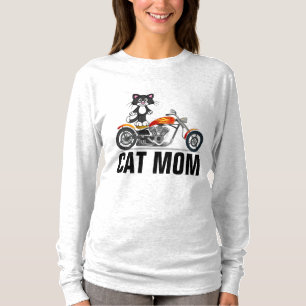 T-shirts CAT MOM Ladies Motorcycle Biker