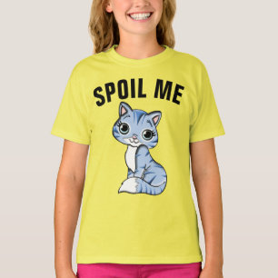 T-shirts CAT pour filles, SPOIL ME