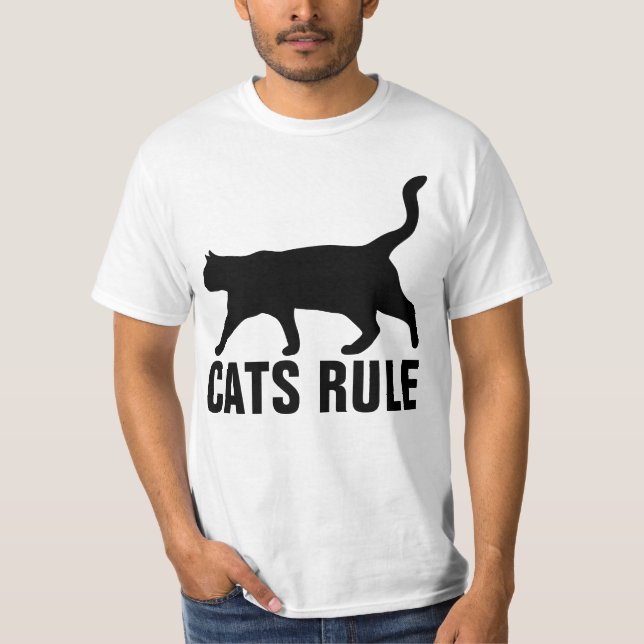 T-shirts CATS RULE (Devant)