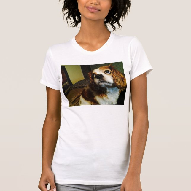 T-shirts cavalier d'épagneul du Roi Charles (Devant)