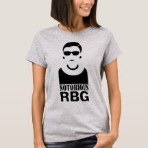 T-shirts célèbres des femmes du RBG Ruth Bader Gin