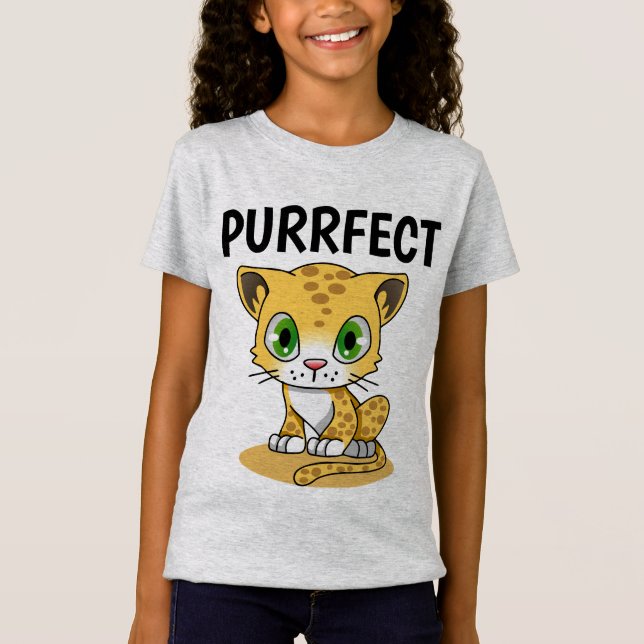 T-Shirts CHAT FÉMININ PARFAIT (Devant)