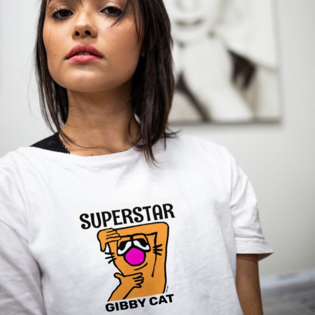 T-shirts CHAT SUPERSTAR FUNNY GIBBY (Créateur téléchargé)