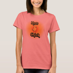 T-shirts chauds de poussin