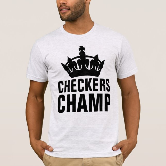 T-shirts CHECKERS CHAMP (Devant)
