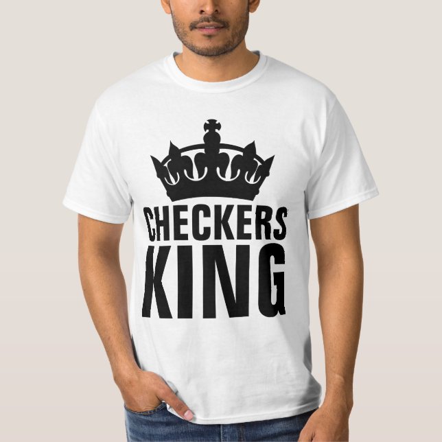 T-shirts CHECKERS KING (Devant)