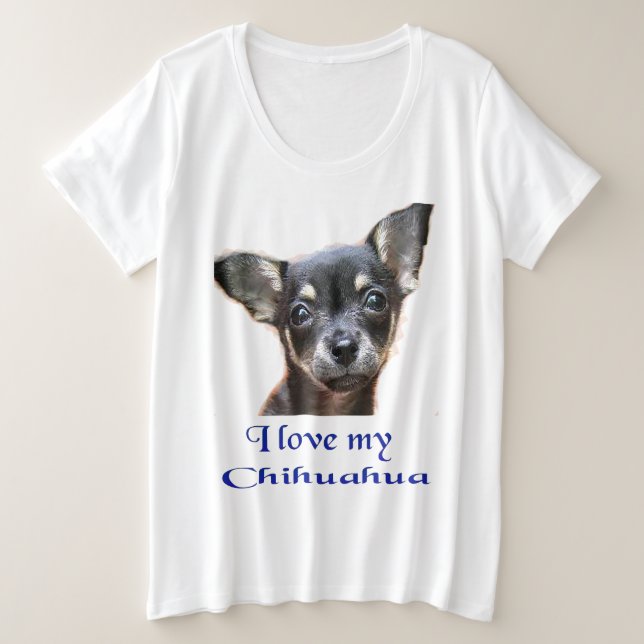 T-shirts Chihuahua Dog (Design devant)
