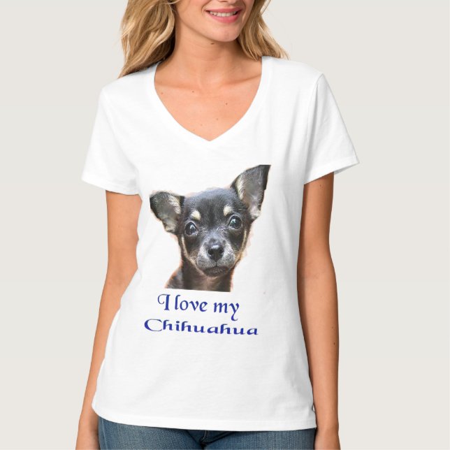 T-shirts Chihuahua Dog (Devant)