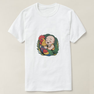 T-shirts | Chloe Bébé Embrasse Le Coq