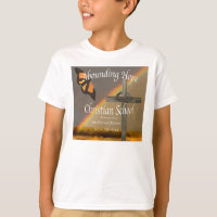 T-shirts chrétien de abondance d'école d'espoir