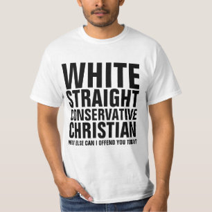 T-SHIRTS CHRÉTIENS CONSERVATEURS BLANCS