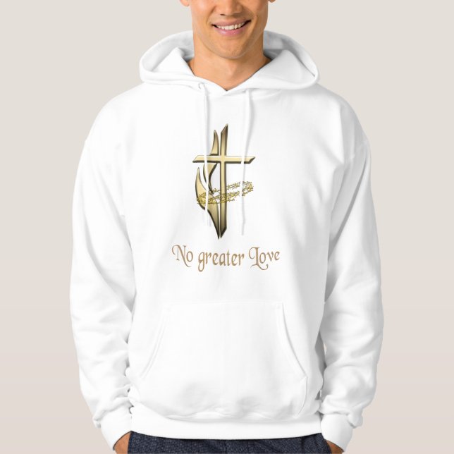 T-shirts chrétiens croisés hommes (Devant)