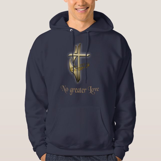 T-shirts chrétiens croisés hommes (Devant)