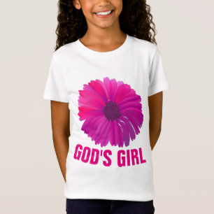 T-shirts chrétiens de la petite fille de DIEU
