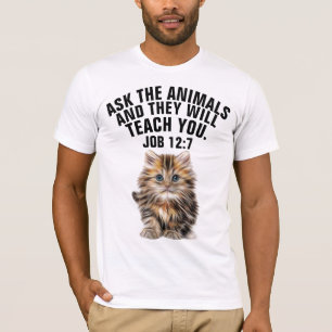 T-shirts CHRÉTIENS, DEMANDEZ AUX ANIMAUX