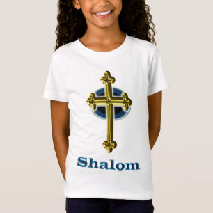 T-shirts chrétiens pour filles Shalom